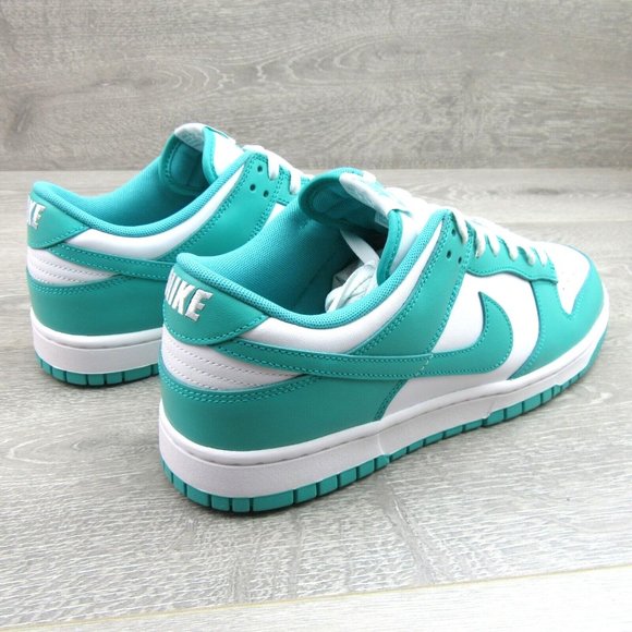 Nike Dunk Low Retro Jade White Sneakers Mens Size 9.5 NEW - Picture 7 of 14